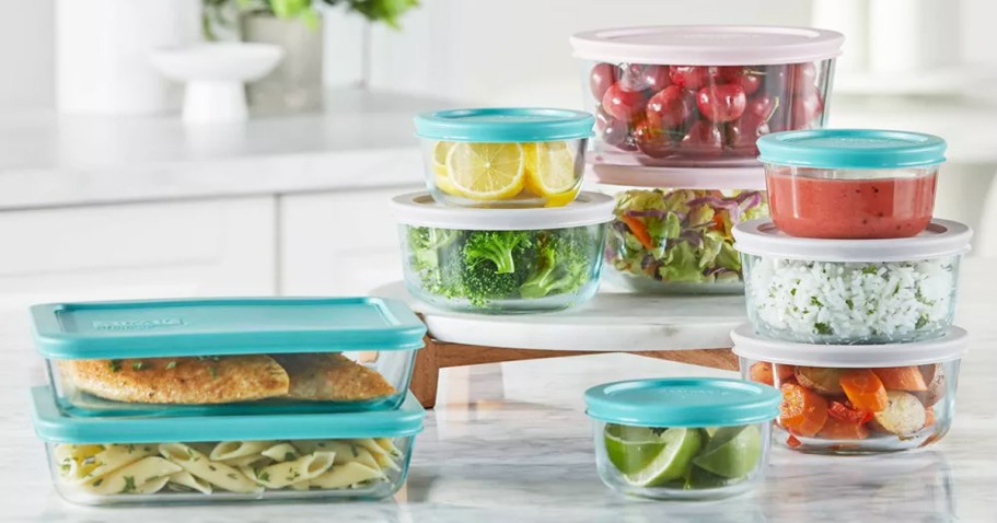 Pyrex 20-Piece Glass Storage Set ONLY $19.99 on Target.online (Reg. $50)