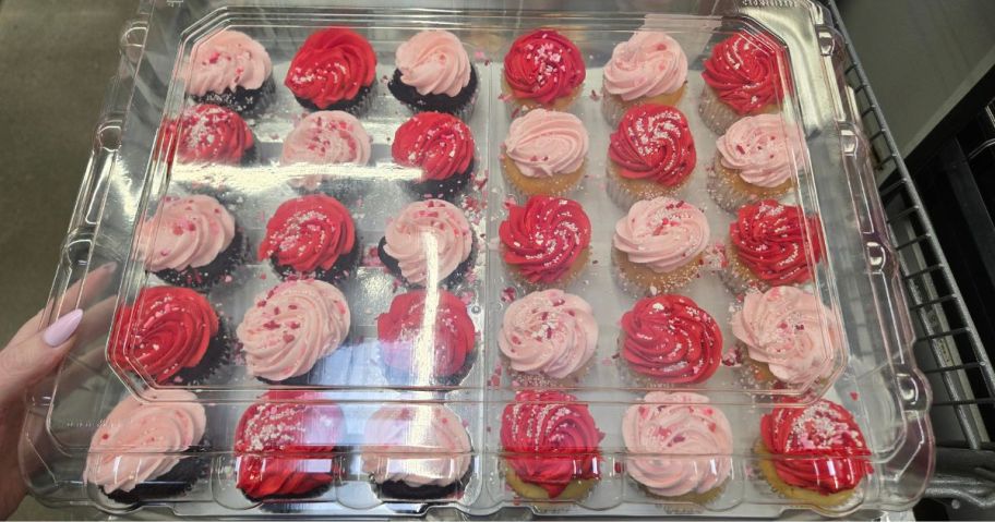 Sam's Club Valentine Cupcakes