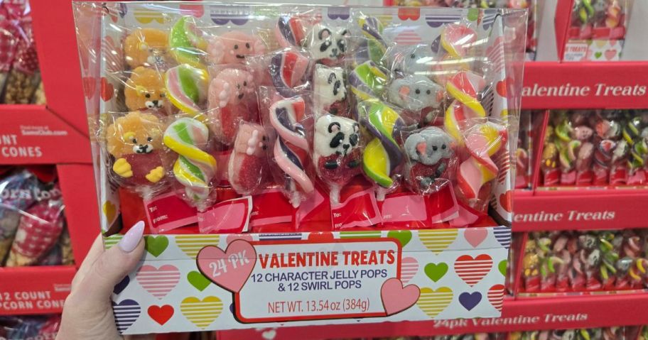 Sam's Club Valentine Treats 12 Jelly Pops