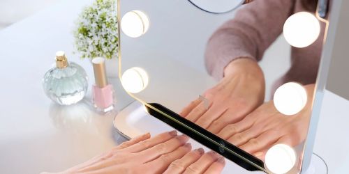 Sharper Image Vanity Mirror from $129.98 Shipped (Reg. $230) – Includes Drying Fan for Manicures!