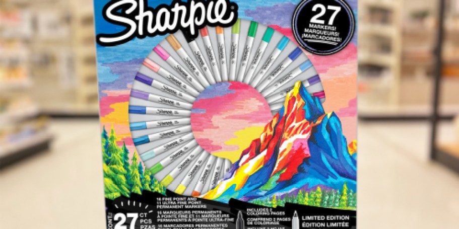 Sharpie Markers 27-Pack Only $10 on Walmart.online