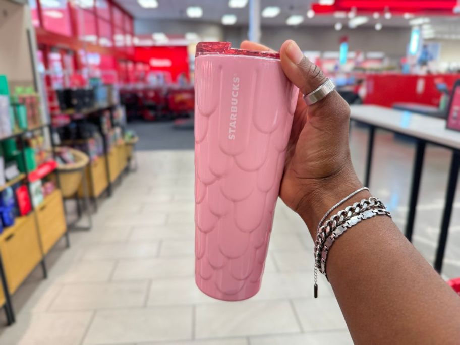 Starbucks Pink Siren Scales 16oz Tumbler