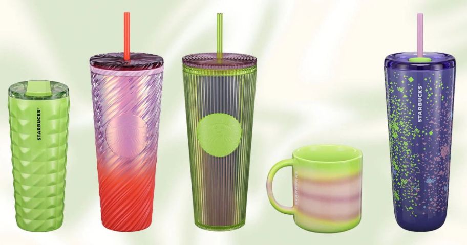 Starbucks Winter 2025 reusable cups 