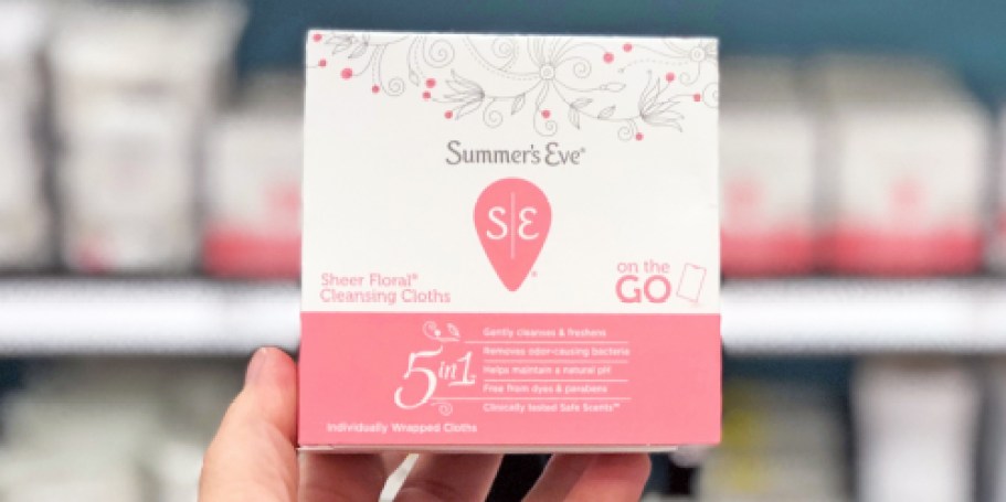 GO! Summer’s Eve Cleansing Cloths 12-Count Just $1 Shipped on Amazon