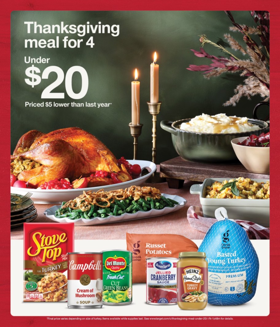 page from Target ad