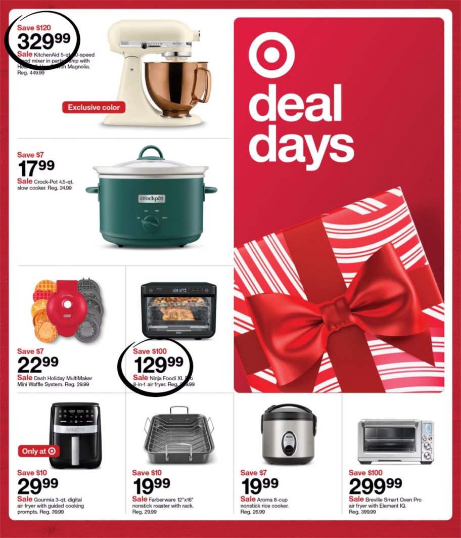 page from Target ad