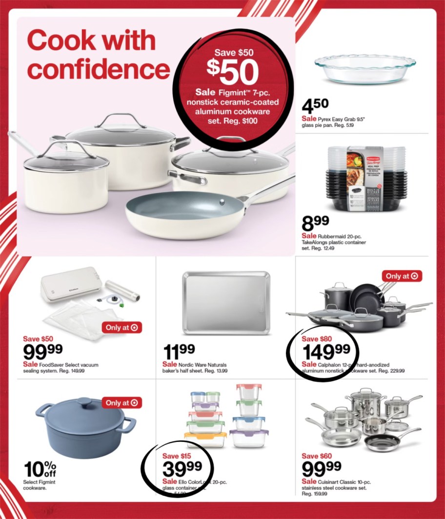 page from Target ad