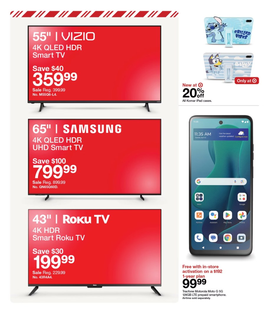 page from Target ad