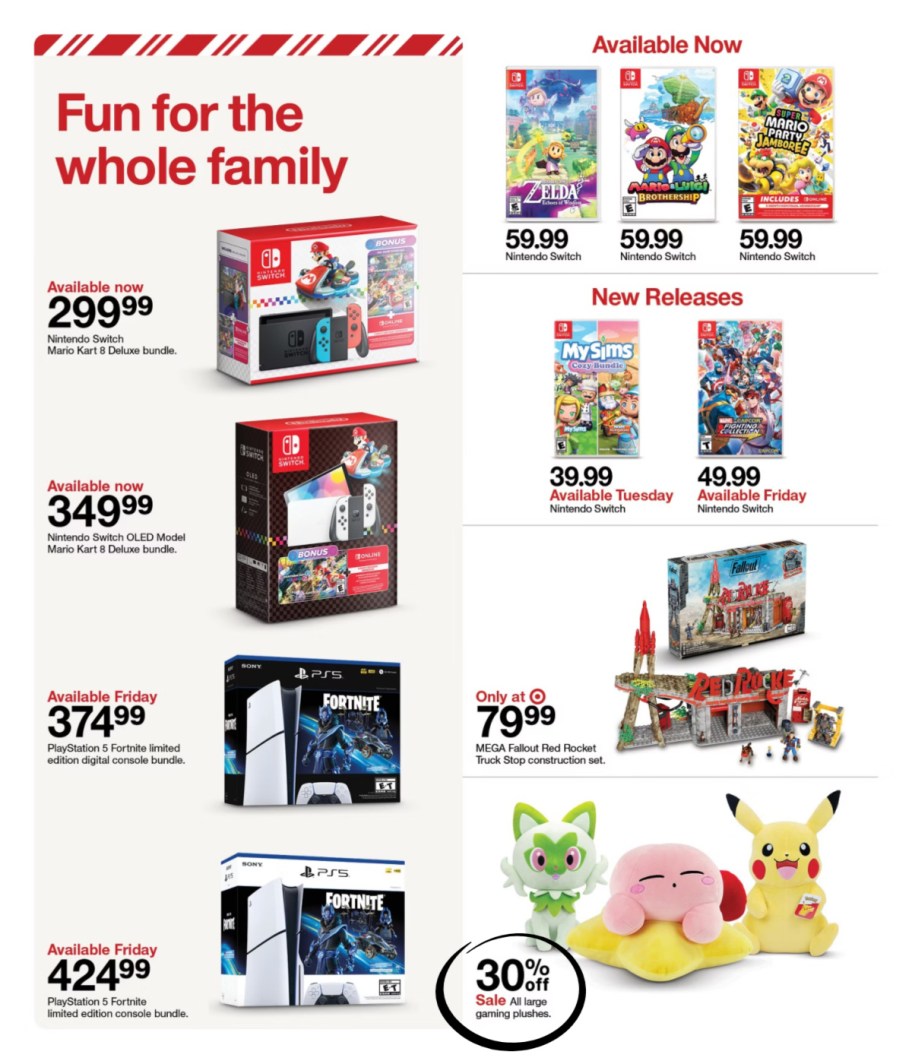 page from Target ad