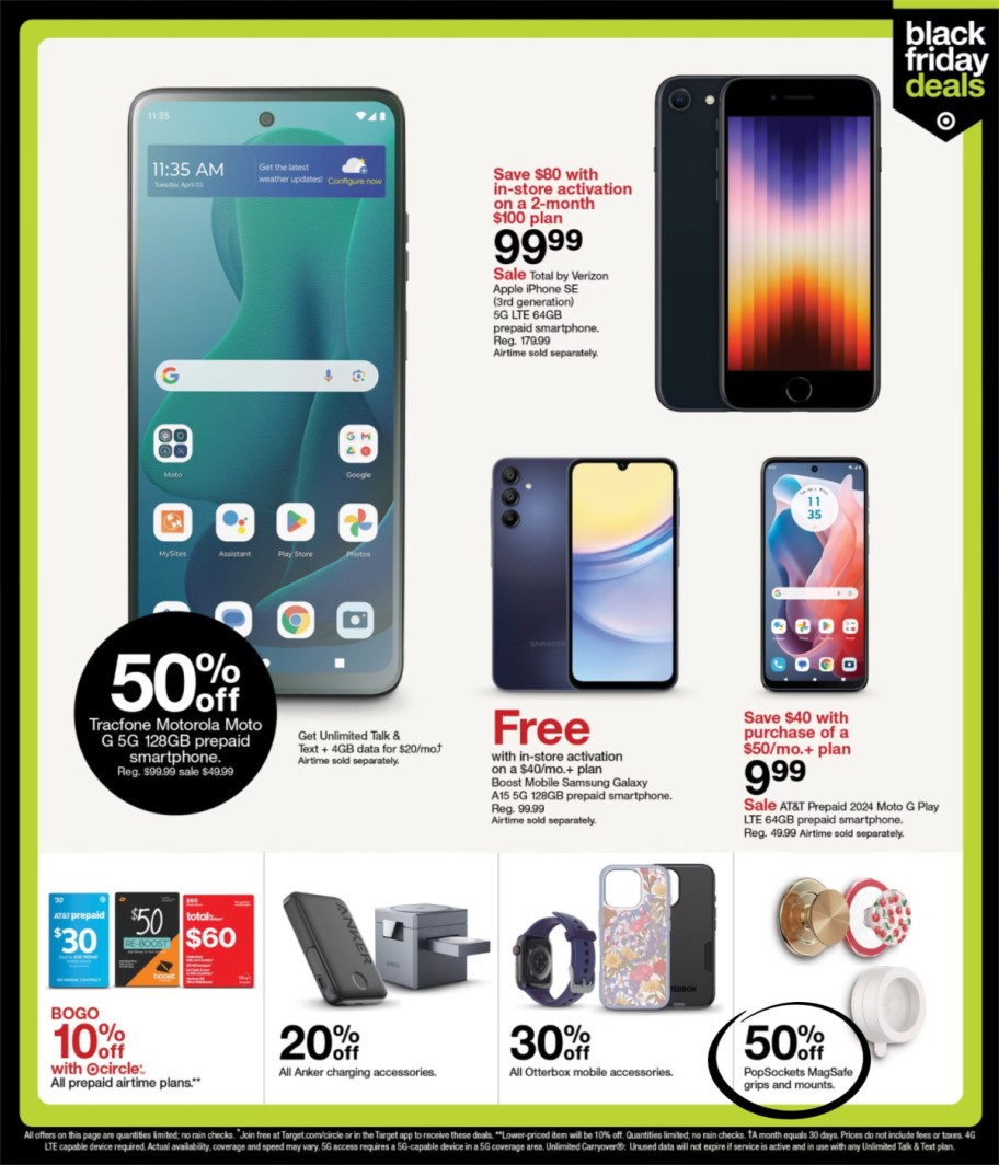 page from Target ad