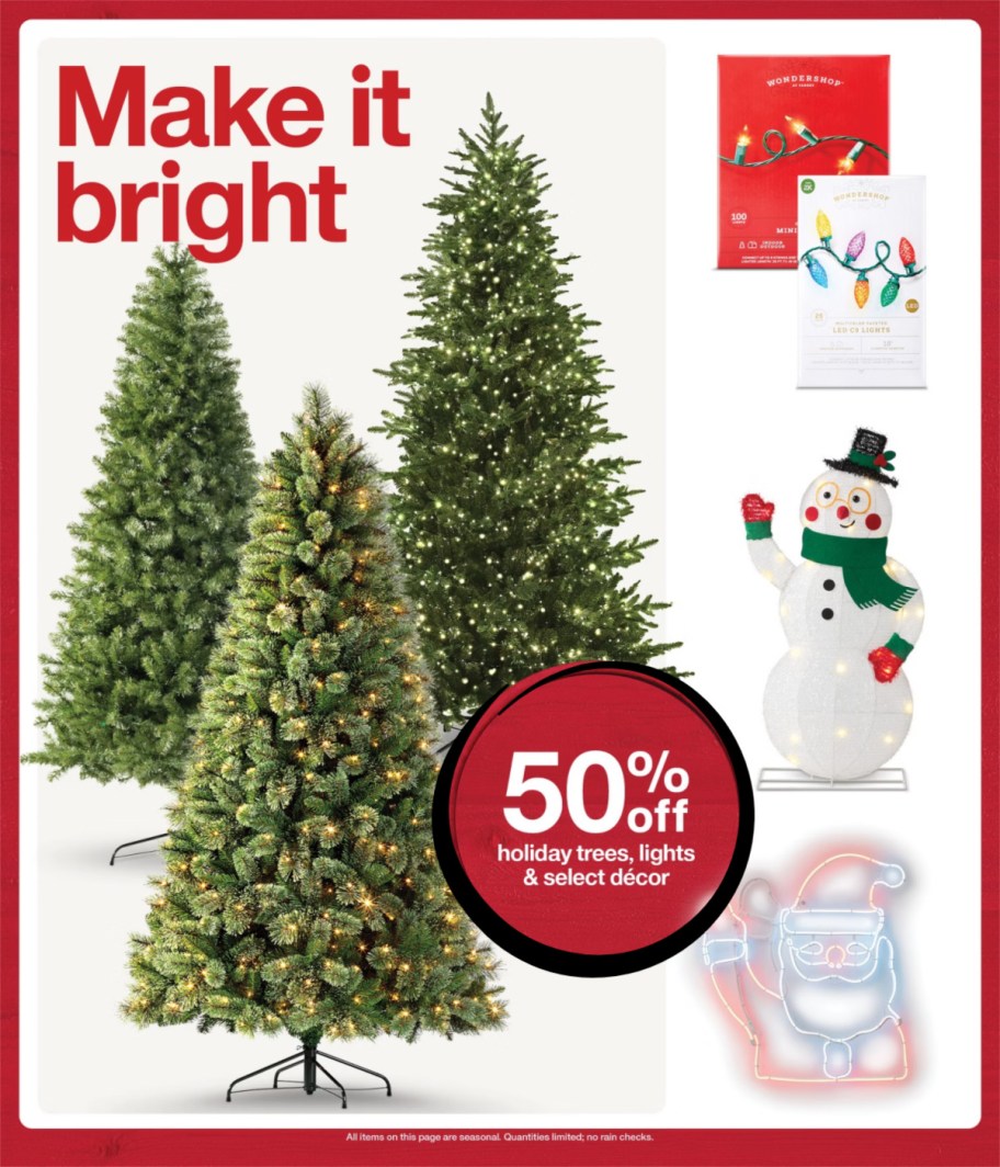 page from Target ad