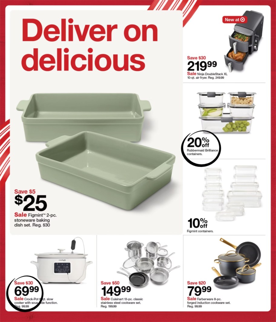 page from Target ad