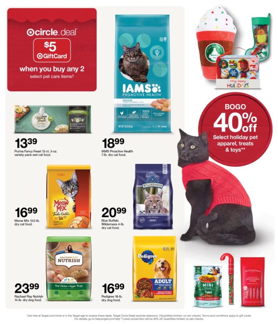 page from Target ad