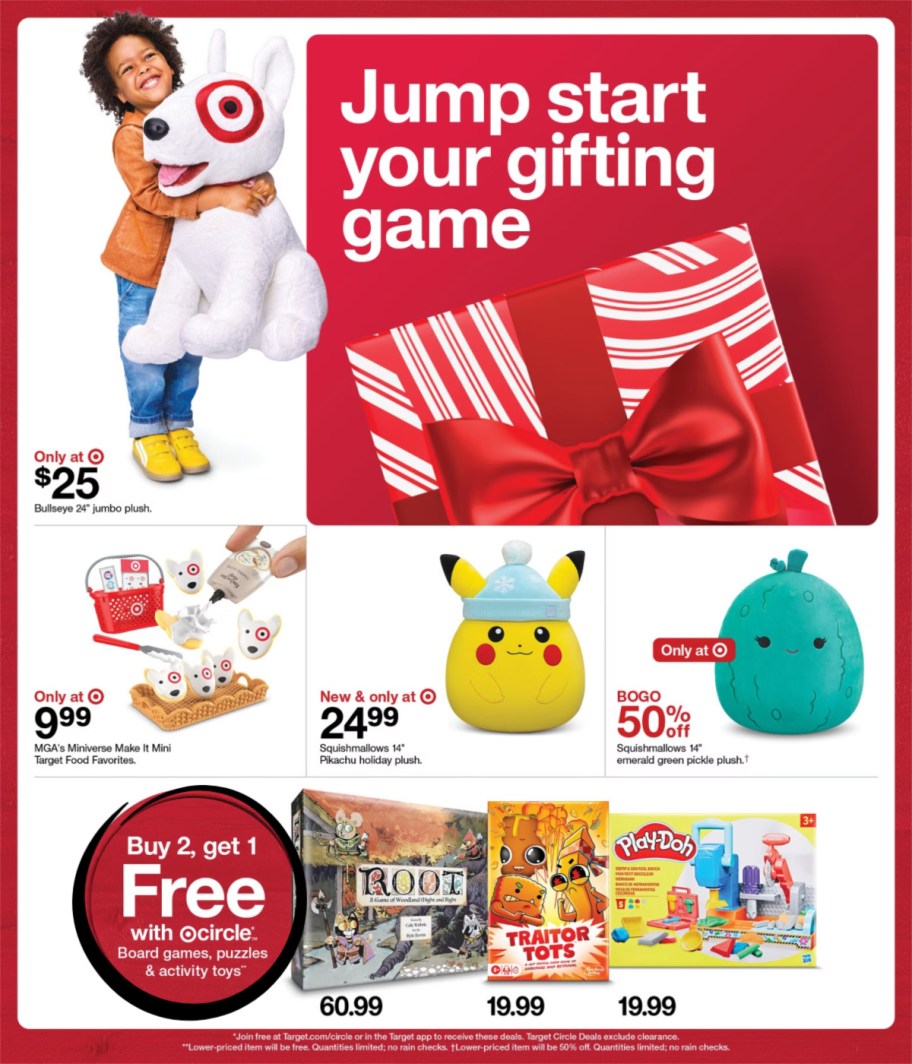 page from Target ad