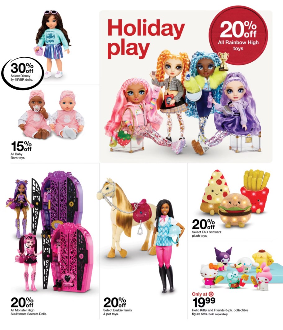 page from Target ad