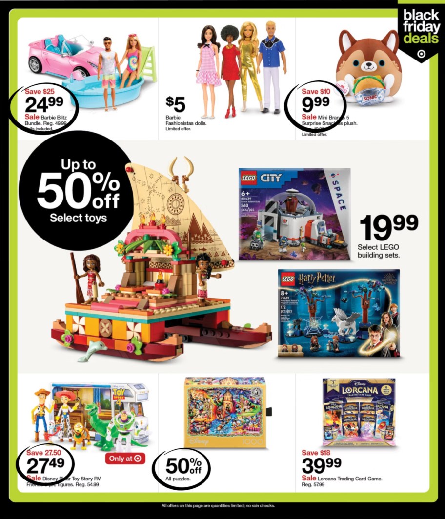 page from Target ad