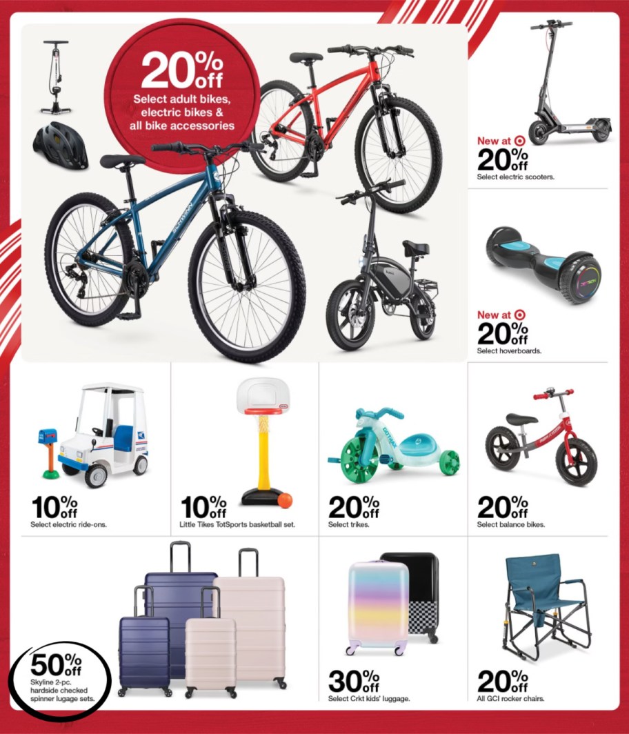 page from Target ad