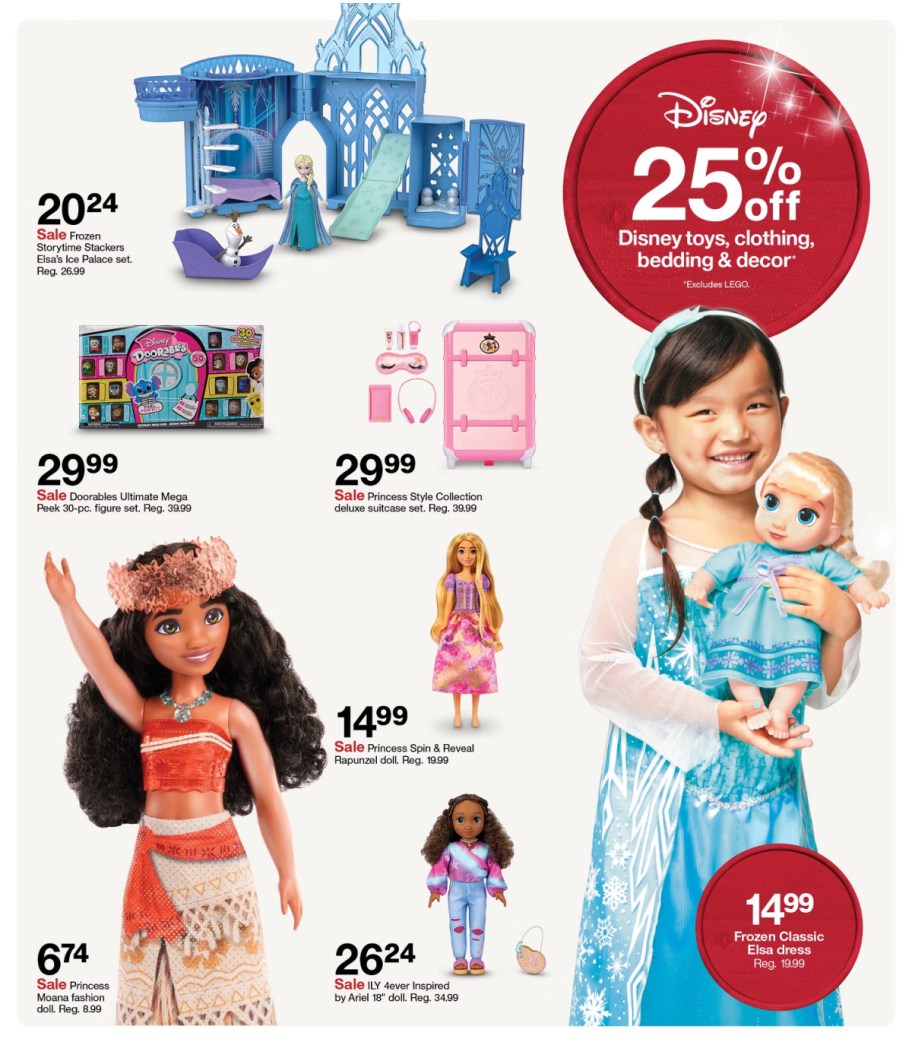 page from Target ad