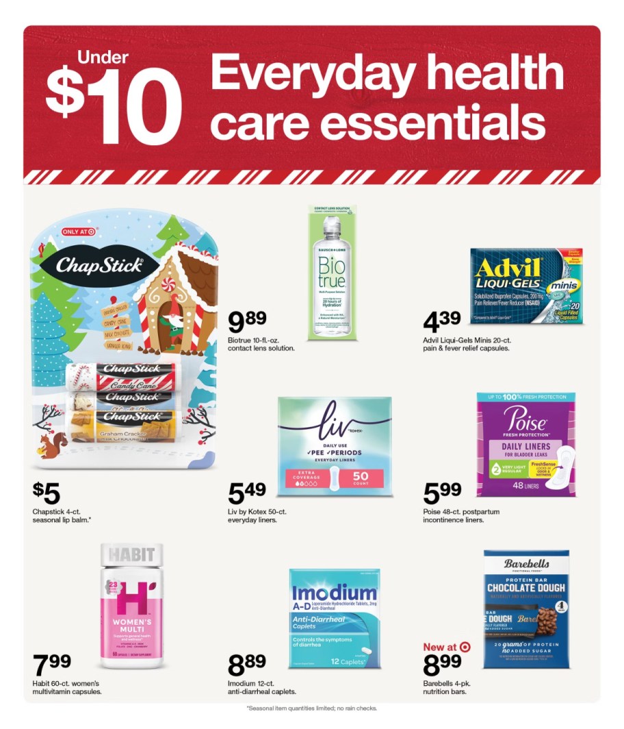 page from Target ad