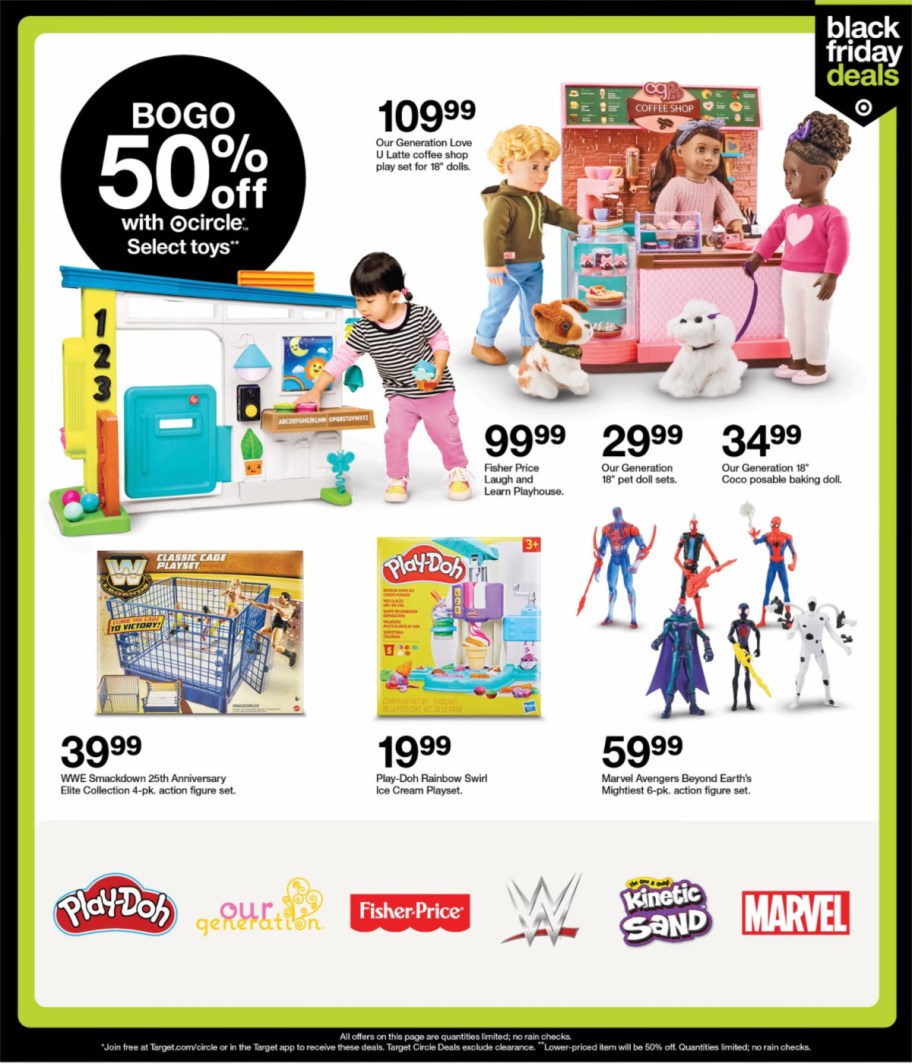 page from Target ad