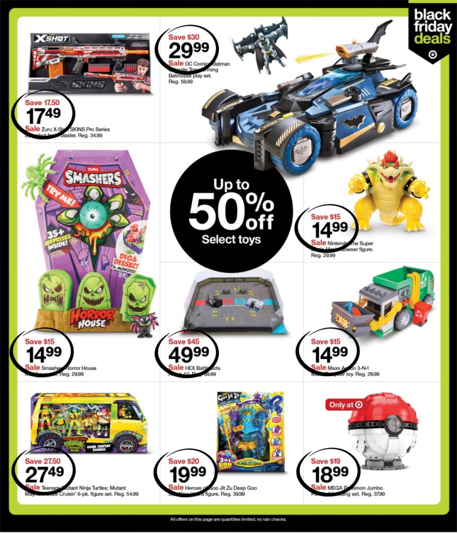 page from Target ad