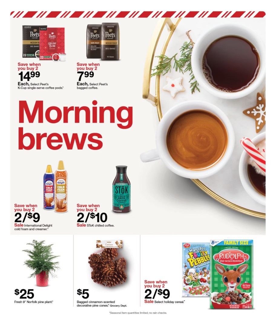 page from Target ad