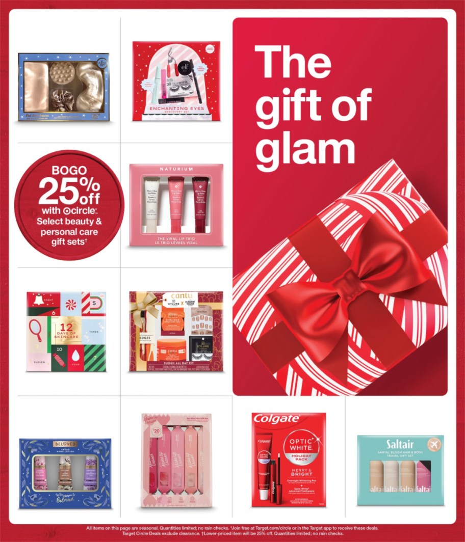 page from Target ad