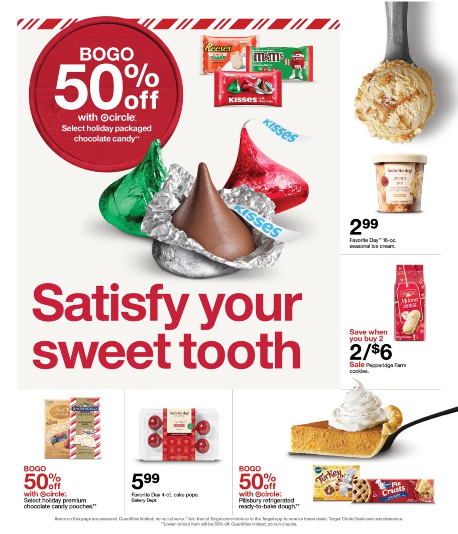 page from Target ad