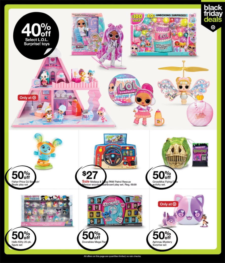 page from Target ad