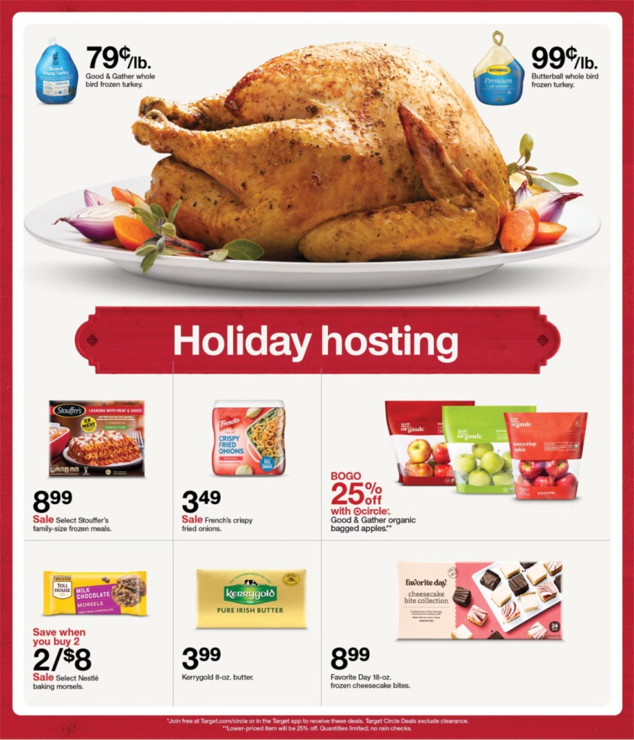 page from Target ad