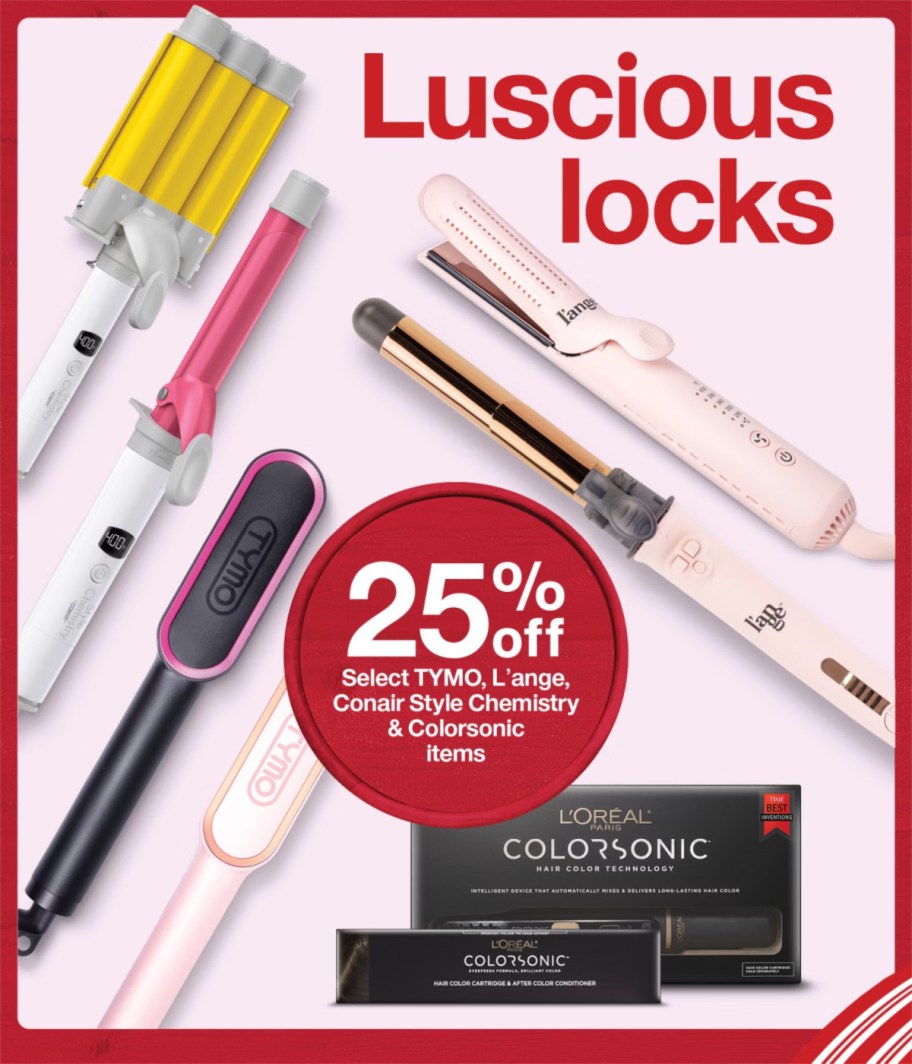 page from Target ad