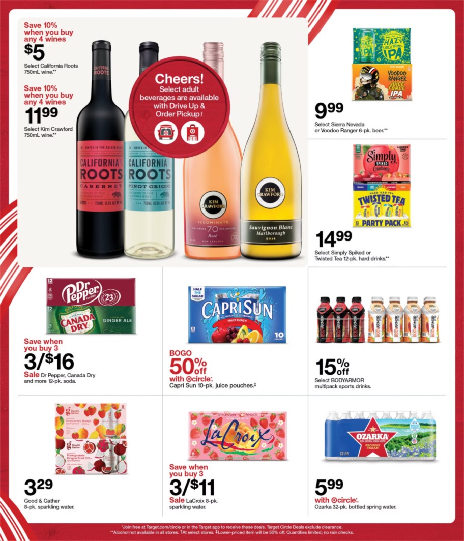 page from Target ad