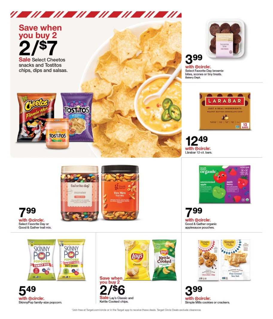 page from Target ad