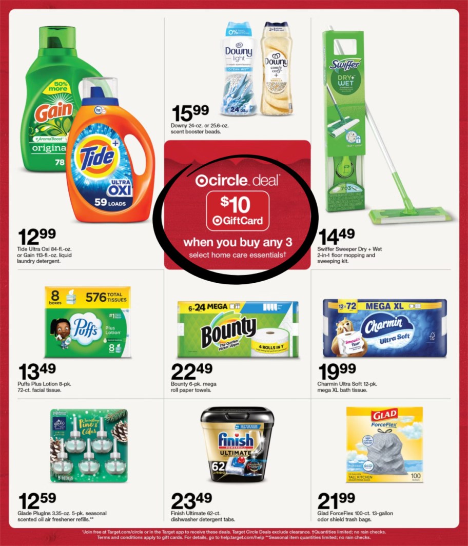 page from Target ad