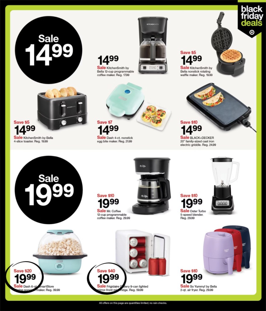 page from Target ad