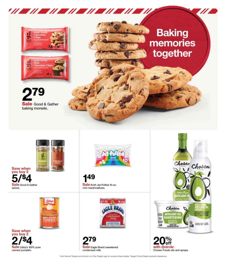 page from Target ad