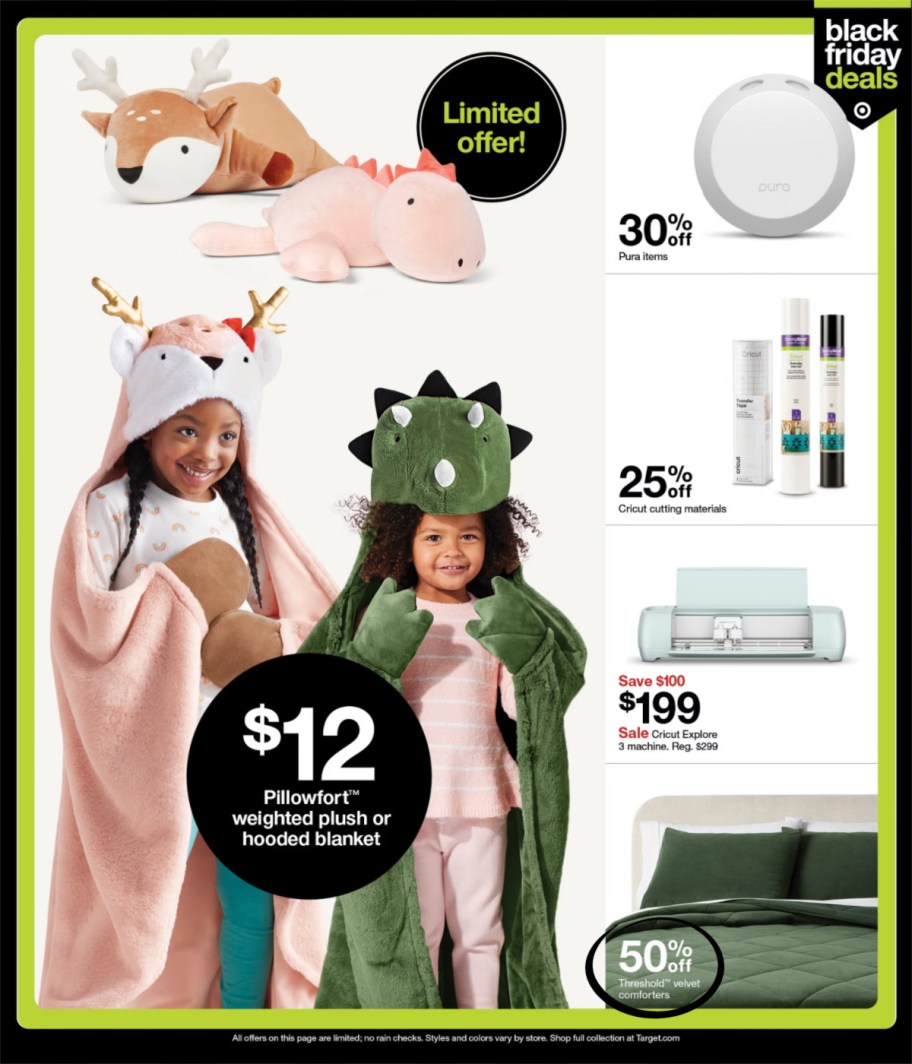 page from Target ad