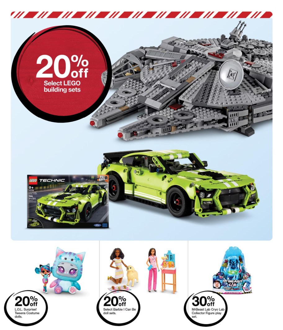 page from Target ad