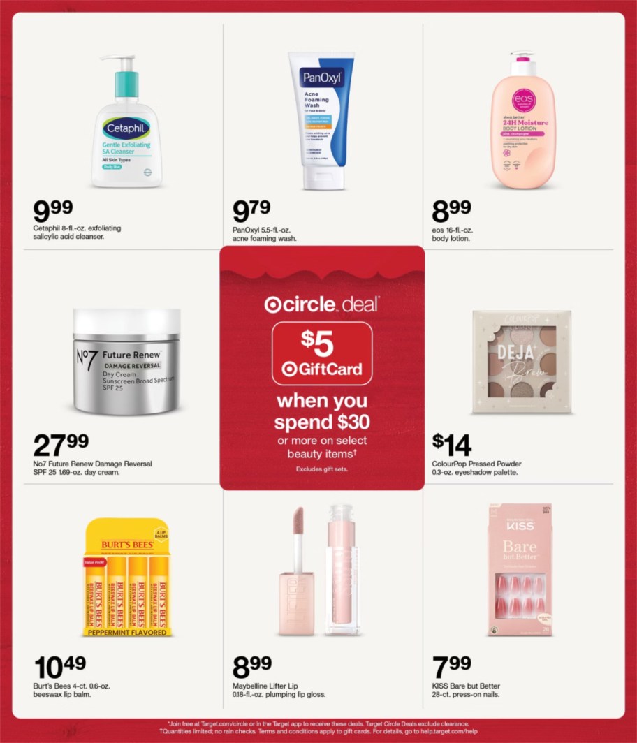 page from Target ad