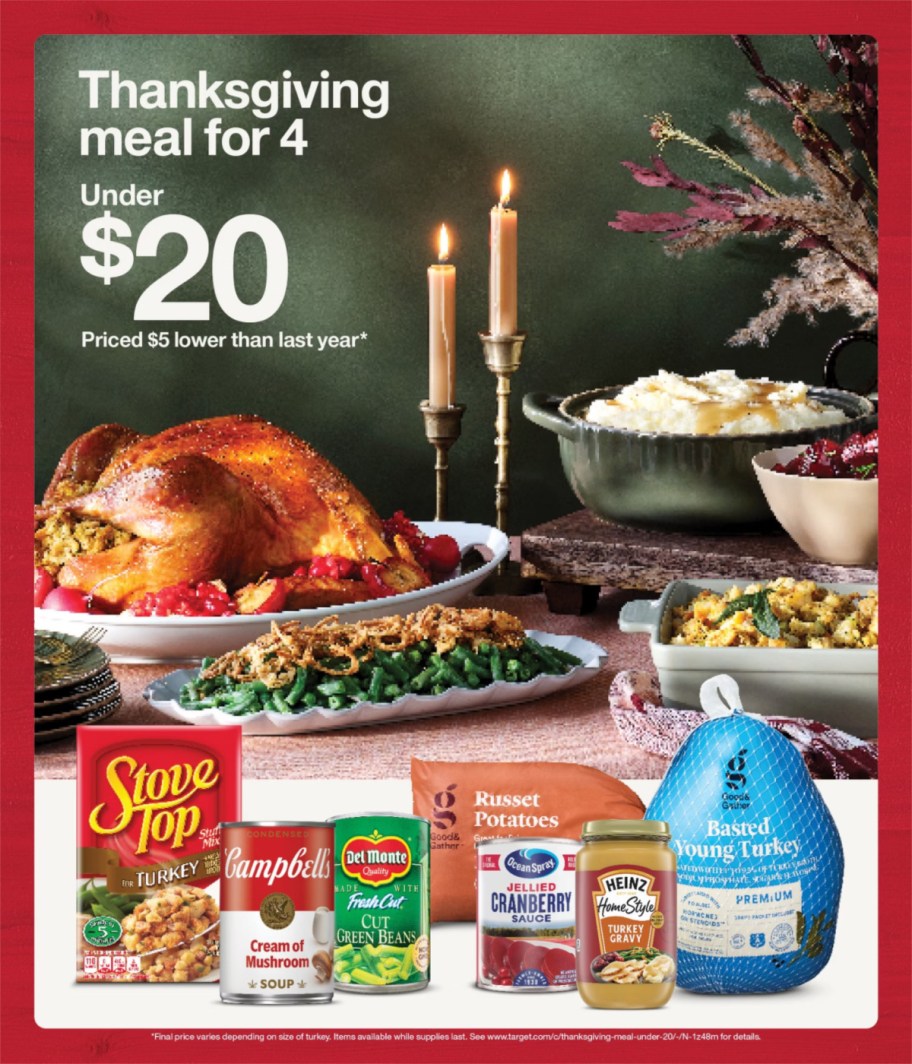 page from Target ad