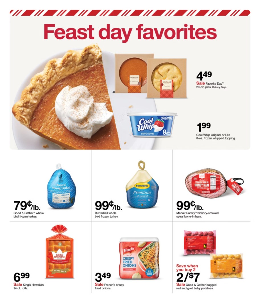 page from Target ad