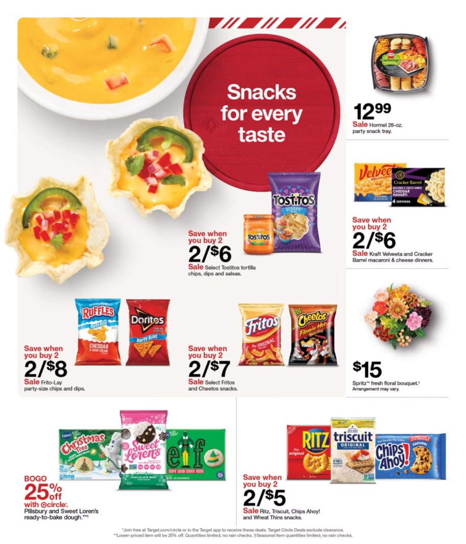 page from Target ad