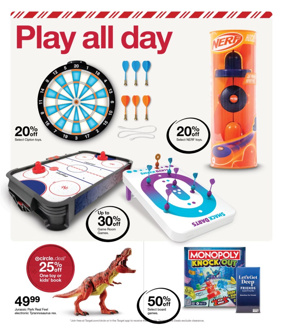 page from Target ad