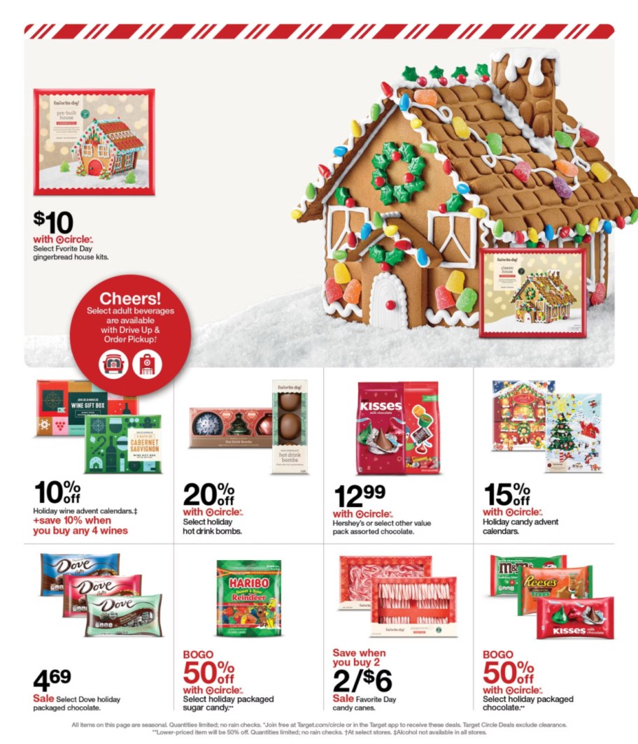 page from Target ad