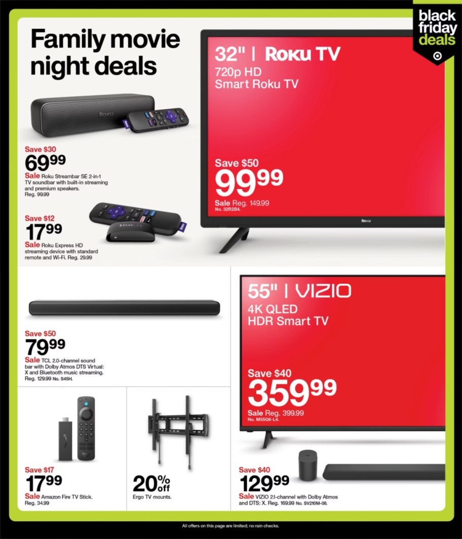 page from Target ad