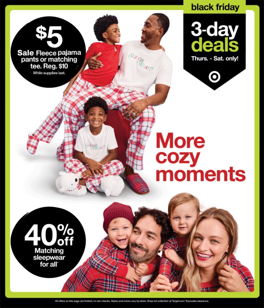 page from Target ad