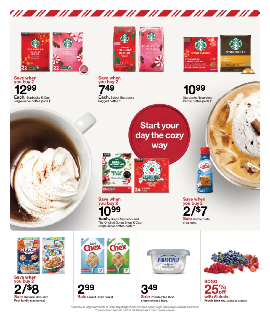 page from Target ad