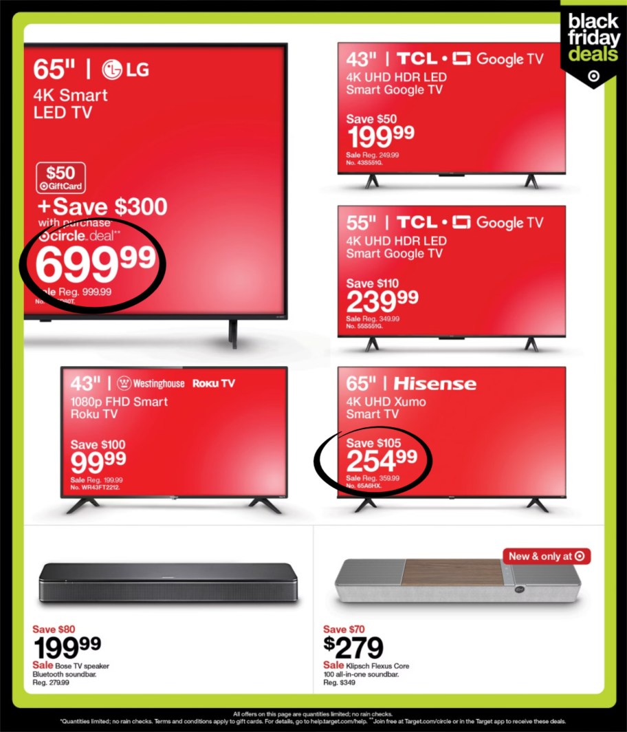 page from Target ad