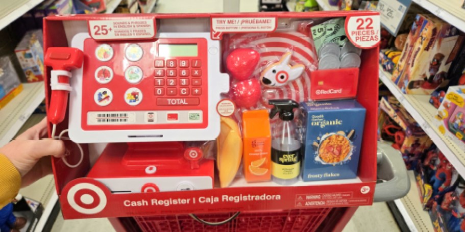 Target Toy Cash Register & Accessories Only $20.99 | Includes Shopping Bag, Groceries, & More