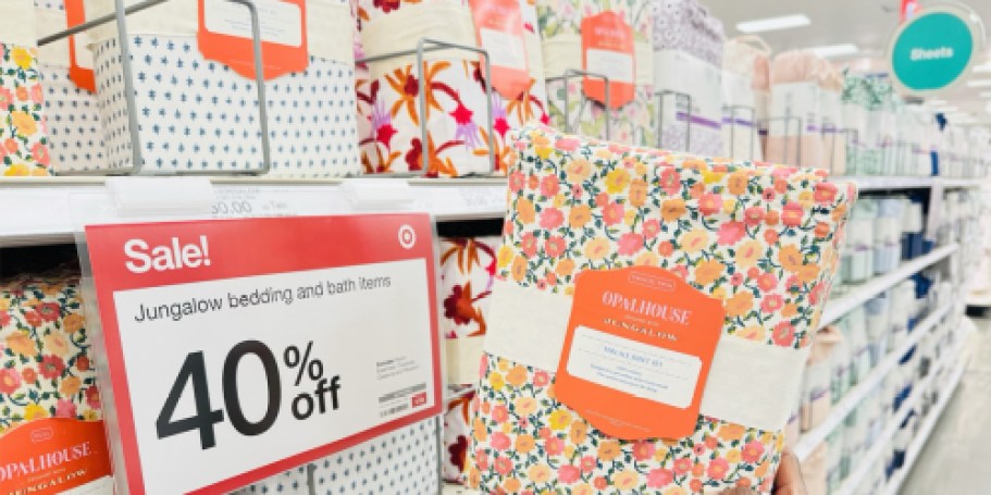 Score 40% Off Target Bedding | Trendy Sheet Sets Only $18!